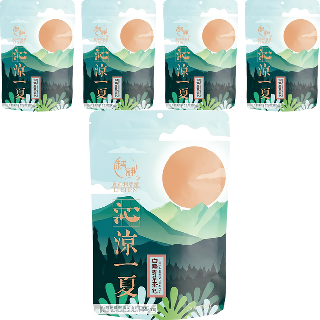 麗紳和春堂 阿涼白鶴青草茶包家庭號, 5袋