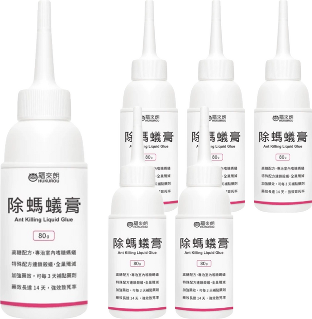HUKUROU 福來朗 除螞蟻膏, 80g, 6瓶