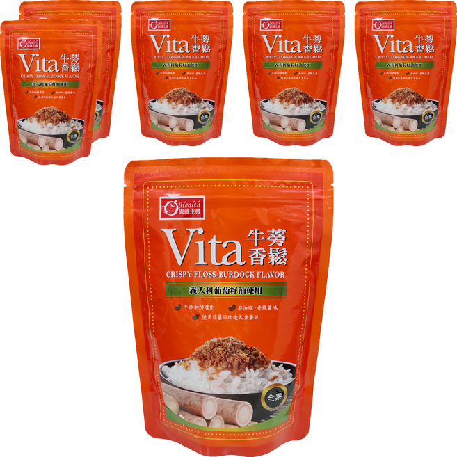 康健生機 Vita牛蒡香鬆, 220g, 6包
