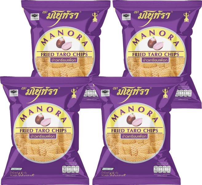 MANORA 瑪努拉 芋頭餅, 4個, 65g