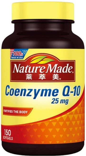 Nature Made 萊萃美 輔酶素 Q10, 25mg, 150顆, 1罐