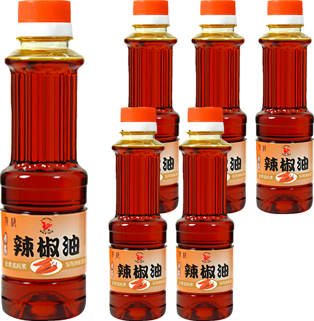 飛馬 頂級純素辣椒油, 210g, 6瓶