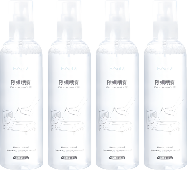FaSoLa 天然植物除蟎噴霧 250ml, 4瓶
