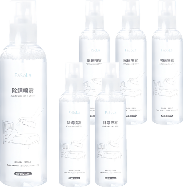 FaSoLa 天然植物除蟎噴霧 250ml, 6瓶