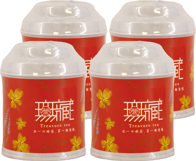 無藏茗茶 台茶18號 日月潭紅玉紅茶 小茶罐, 10g, 1入, 4罐