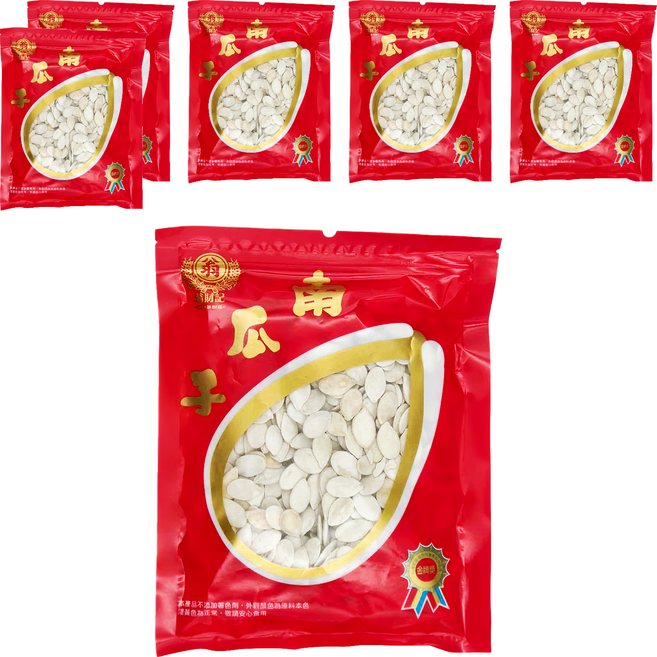 翁財記 南瓜子, 6包, 220g