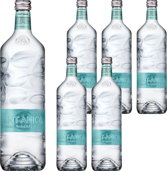 SANT ANIOL 聖艾諾 火山岩礦泉水, 750ml, 6瓶