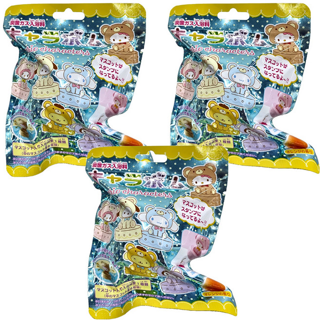 Sanrio 三麗鷗 沐浴球 附玩具 6歲以上適用, 75g, 3個
