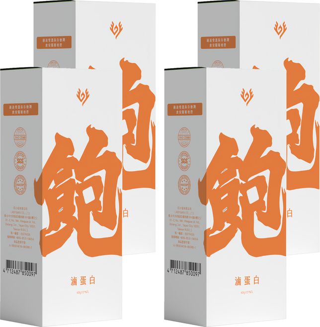 九祿 滷蛋白 黑胡椒口味, 240g, 4盒