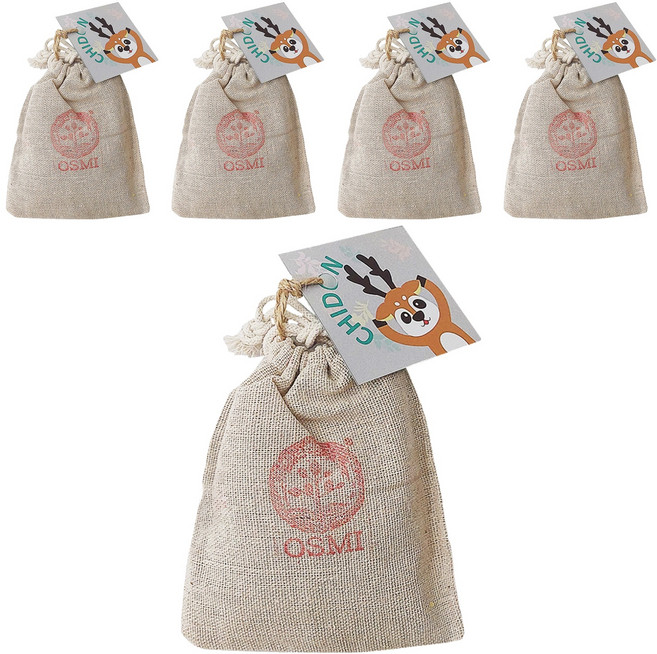 OSMI 歐絲密 沉香艾草香囊 平安納福去瘴, 25g, 5包, 木質草本香