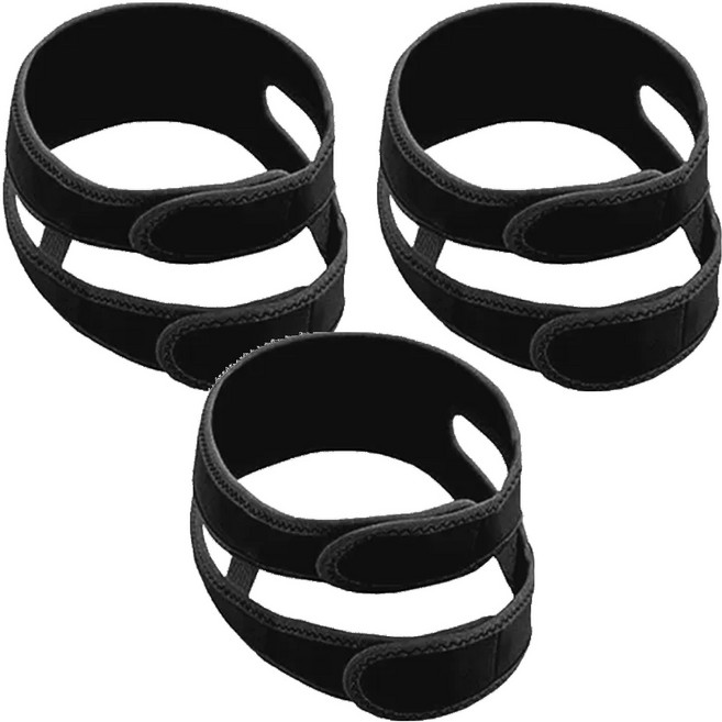 防打呼止鼾帶 黑色, 3個