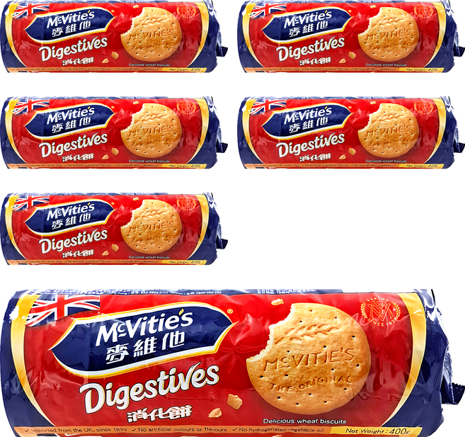 McVitie's 麥維他 消化餅, 400g, 6包