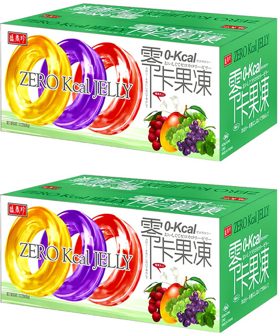 盛香珍 零卡果凍 綜合 220個, 6kg, 2盒