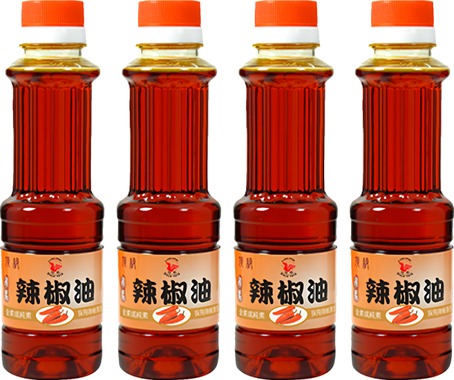 飛馬 頂級純素辣椒油, 210g, 4瓶