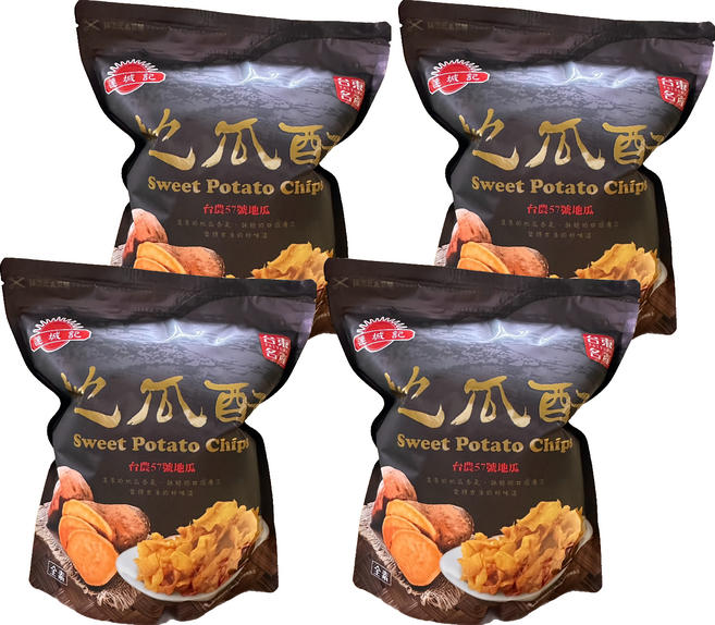 連城記 地瓜酥 黑糖口味, 140g, 4包