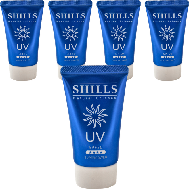 SHILLS 舒兒絲 Superpower SPF50 防曬凝乳 40ml, 5件