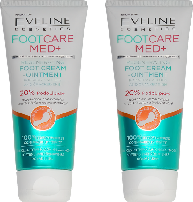 EVELINE 足療專家 極致修護嫩足霜, 100ml, 1入, 2條