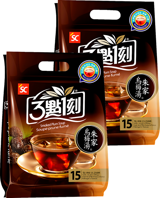 3點1刻 朱家烏梅湯, 25g, 15包, 2袋