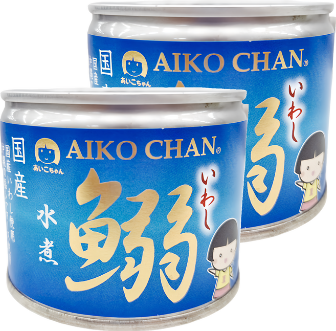 AIKO CHAN 伊藤食品 水煮沙丁魚罐, 190g, 2罐