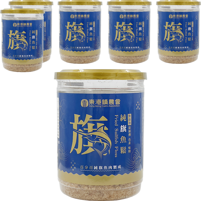 東港鎮農會 純旗魚鬆, 150g, 6罐