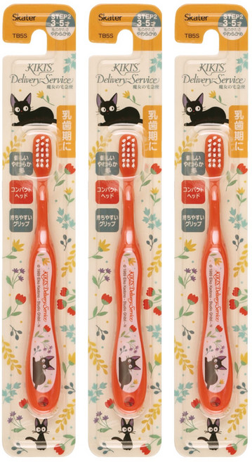 Skater 牙刷 3~5歲, kiki, 3組, 1入