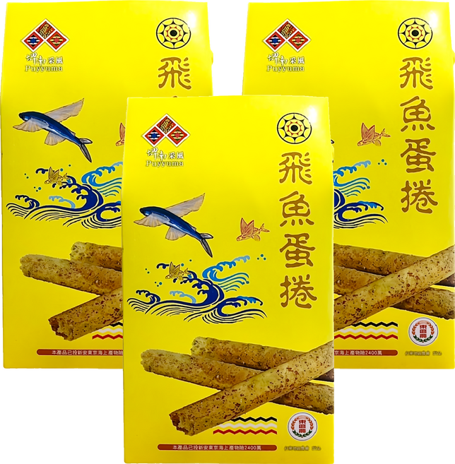 台東地區農會 飛魚蛋捲, 160g, 3盒
