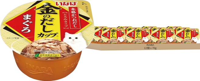 INABA CIAO 金湯杯 貓用湯罐, IMC-131 鮪魚, 70g, 12個