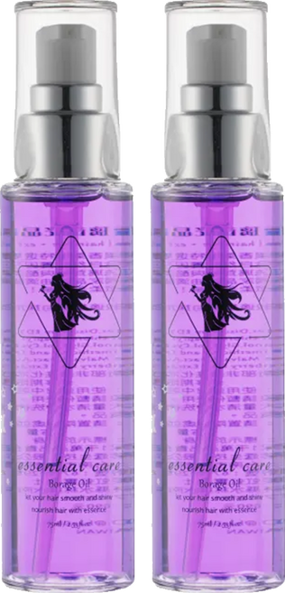 長髮公主的秘密 琉璃苣光晶粹油 essential care 極緻雙重有機植物晶粹, 75ml, 2瓶