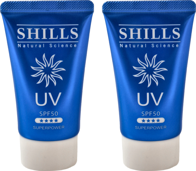 SHILLS 舒兒絲 Superpower SPF50 防曬凝乳 40ml, 2件