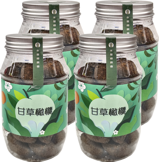 水里鄉農會 甘草橄欖, 280g, 4瓶