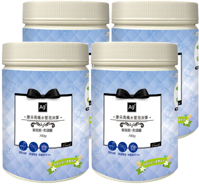 QUNDO 康朵 馬桶水管泡沫彈 700g, 4瓶
