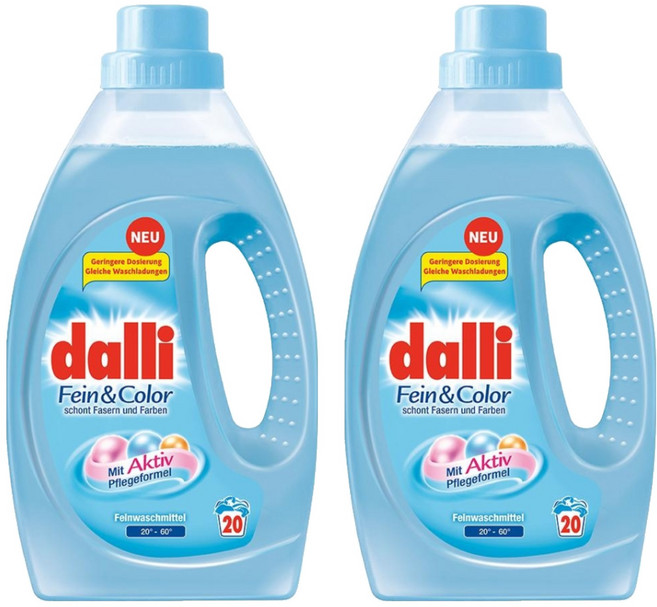 dalli 達麗 極致呵護洗衣精, 1.1L, 2瓶