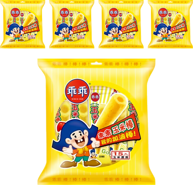 乖乖 玉米棒 玉米濃湯 15入, 105g, 5袋