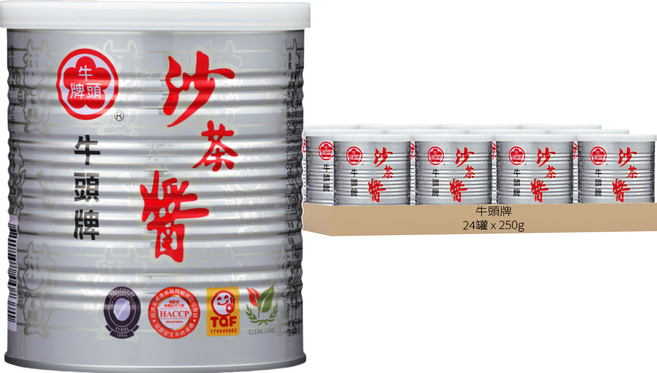 牛頭牌 沙茶醬, 250g, 24罐