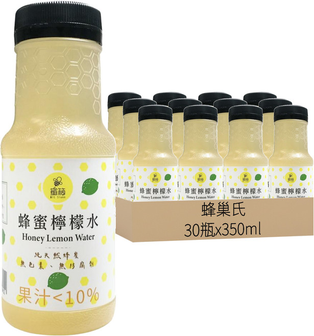 Bit Siunn 蜜箱 蜂蜜檸檬水, 350ml, 30瓶