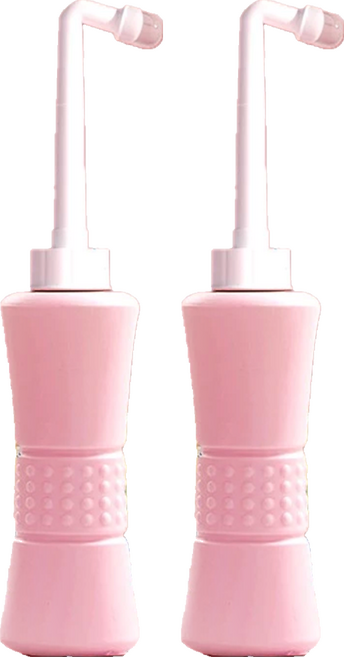 攜帶式沖洗器(C)500ml-粉色 ABS、PP材質, 2個