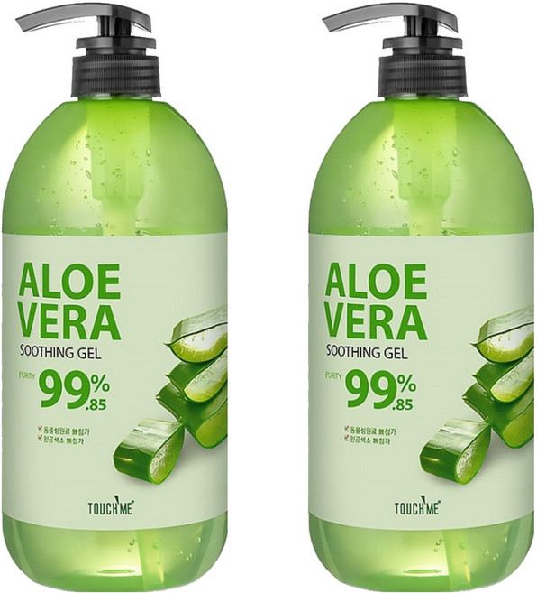 TOUCH ME 蘆薈舒緩凝膠, 1L, 2瓶
