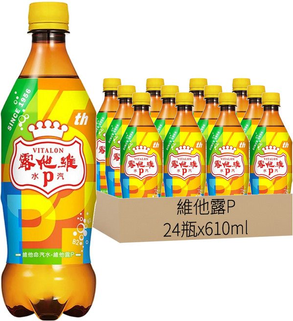 維他露P 汽水, 610ml, 24瓶