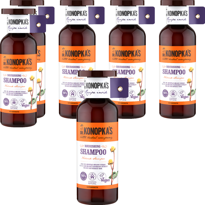 DR.KONOPKA'S 深層滋養洗髮精, 6件, 500ml