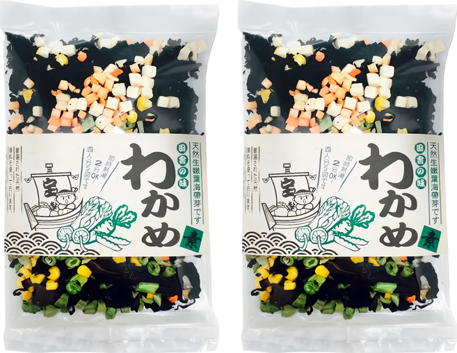 味榮 海太郎 田舍的味海帶芽 純素, 70g, 2包