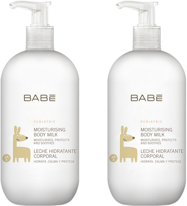 BABE 貝貝實驗室 Lab 幼兒系列 保濕身體乳液 500ml, 2瓶