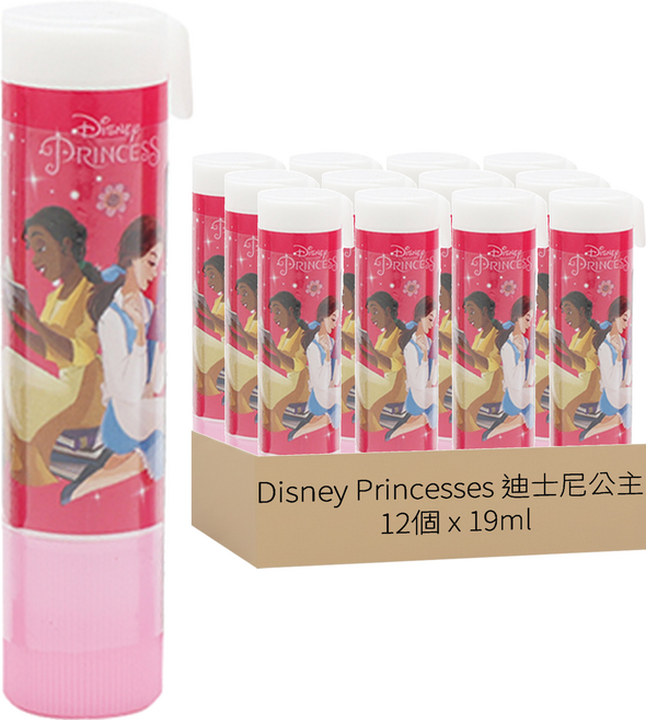 Disney Princesses 迪士尼公主 推進式口紅膠 蒂安娜貝兒, 19ml, 12個