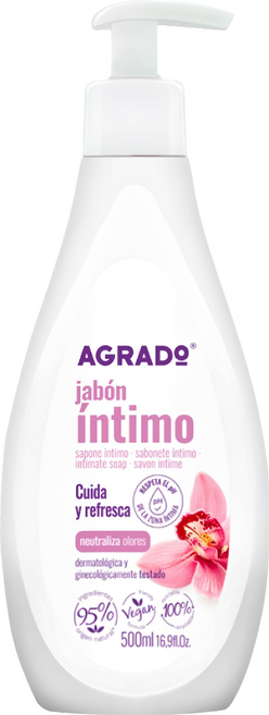 AGRADO 茶樹&白千層 抗菌除異味私密潔淨露, 500ml, 1瓶