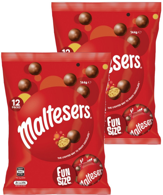 maltesers 麥提莎 麥芽脆心巧克力 樂享包, 144g, 2包
