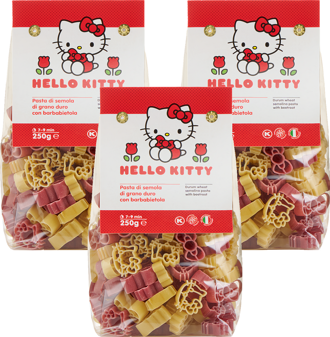 Dalla Costa 達樂 Hello Kitty造型義大利麵, 250g, 3個