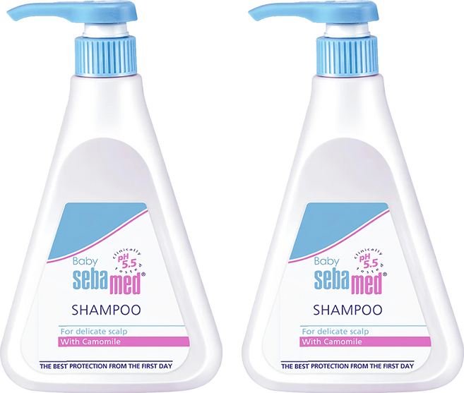 Baby sebamed 施巴 嬰幼兒洗髮精, 2瓶, 500ml