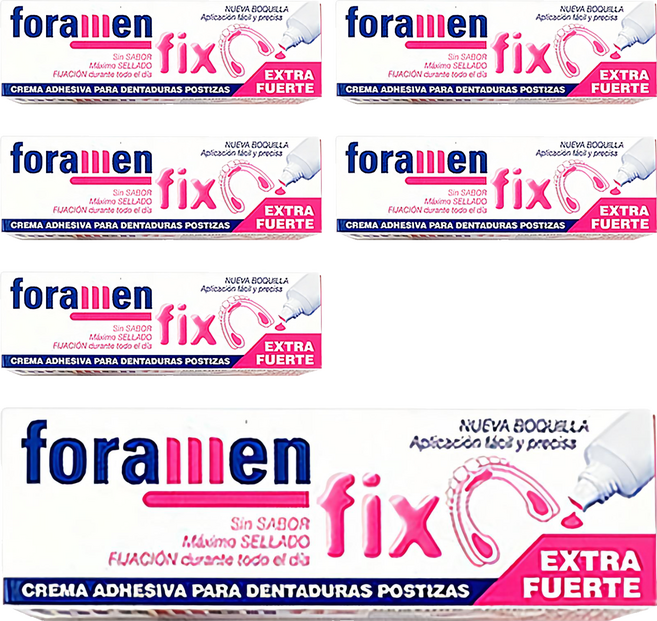 foramen 假牙黏著劑 45g, 1入, 6條