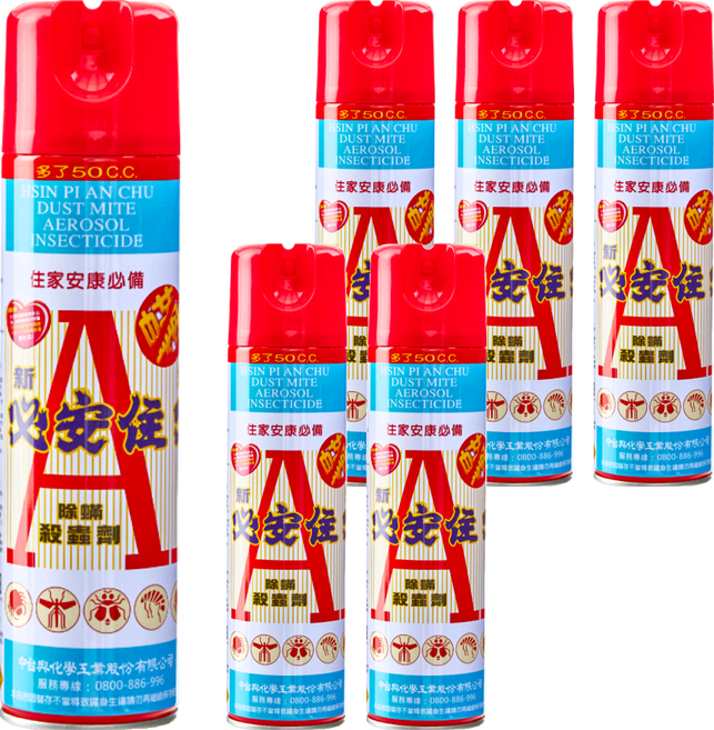 必安住 除蹣殺蟲劑, 600ml, 6瓶