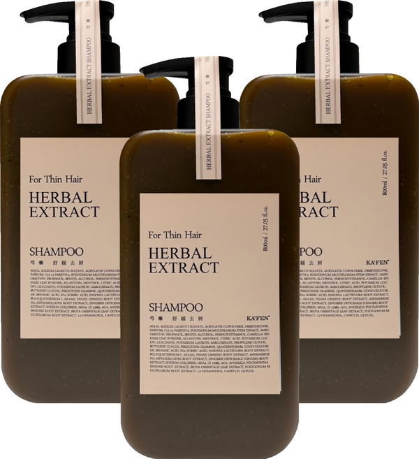KA'FEN 卡氛 芍藥舒緩去屑洗髮精, 800ml, 3件