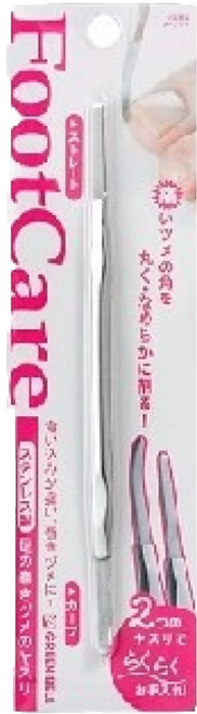 GREEN BELL 綠鐘 PSG 指甲修飾棒 卷指甲用衛生道具 不鏽鋼材質, 1個, 銀色